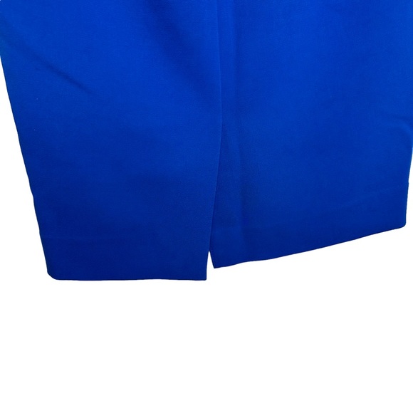 Express Pencil Skirt Womens Embellished Stretch Slit Lined Professional Blue 00 - Picture 5 of 8